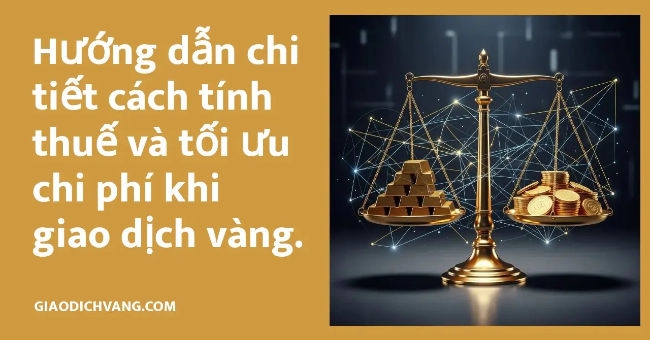 Các bước cơ bản để tính thuế và tối ưu chi phí khi giao dịch vàng hiệu quả.