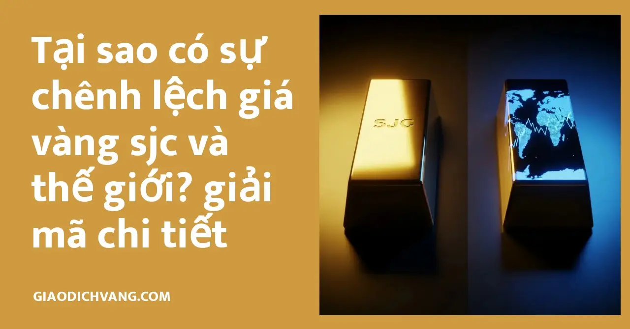 Phân tích sự chênh lệch giá vàng sjc và giá vàng thế giới giúp nhà đầu tư nắm rõ cơ hội và rủi ro.