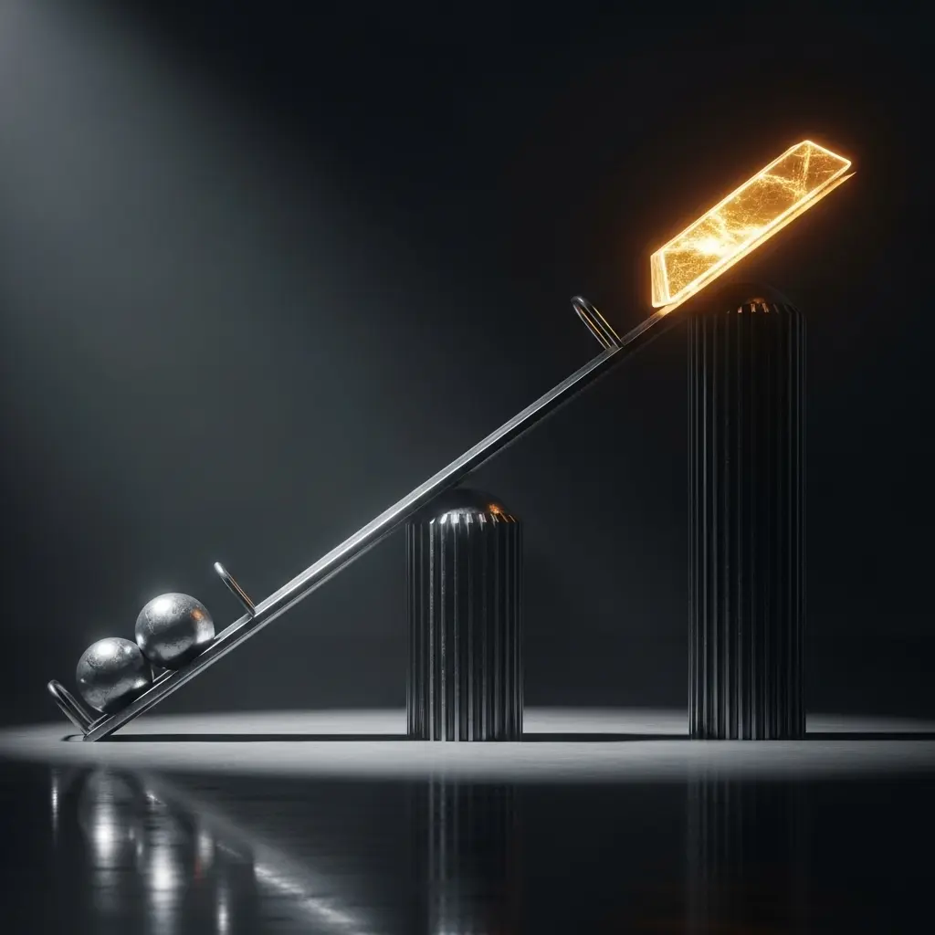 Tác động ngược chiều giữa lãi suất quỹ liên bang và giá vàng trên thị trường tài chính.