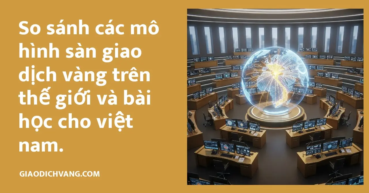 Phân tích sàn giao dịch vàng trên thế giới để rút ra bài học áp dụng cho Việt Nam.