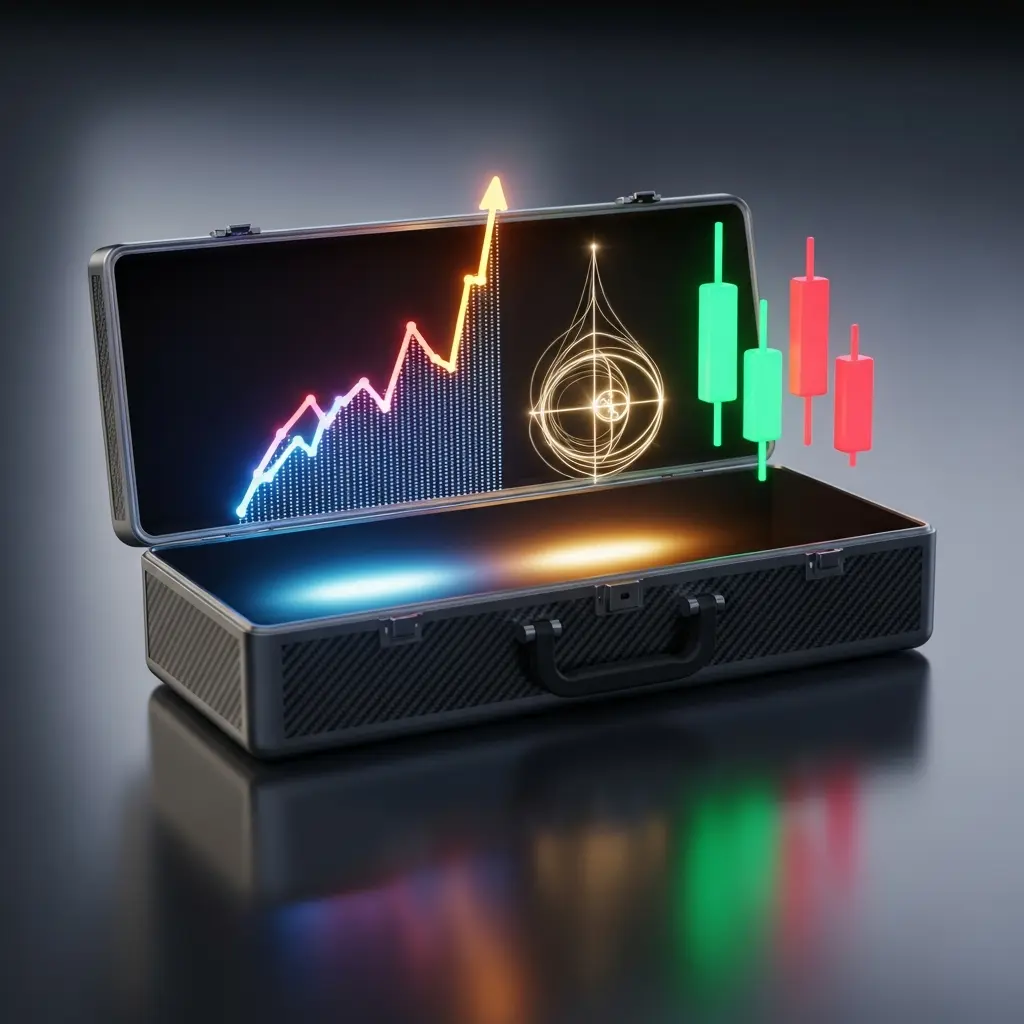 Hướng dẫn sử dụng các công cụ như đường xu hướng, Fibonacci và indicator để xác định vùng hỗ trợ và kháng cự.